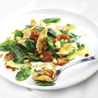Warm Chicken, Bacon  and Spinach Salad
